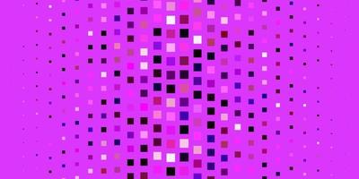 Fondo de vector violeta, rosa claro con rectángulos.