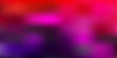 Dark pink, red vector gradient blur pattern.