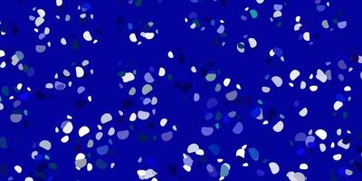 Light blue, green vector pattern with abstract shapes.
