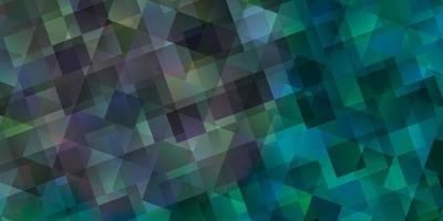 Light Blue, Green vector background with polygonal style.