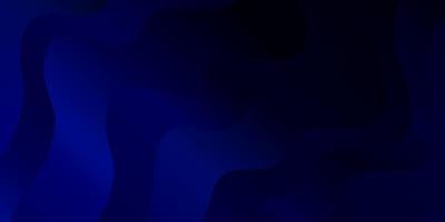 Dark BLUE vector texture with curves.