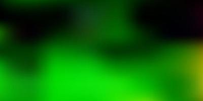 Light green, yellow vector abstract blur pattern.