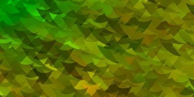 Light Green, Yellow vector texture with poly style with cubes.