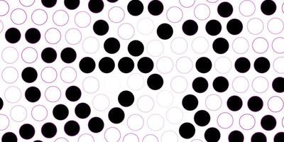 Dark Pink vector backdrop with circles.