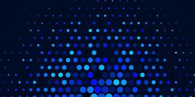 Dark BLUE vector backdrop with dots.