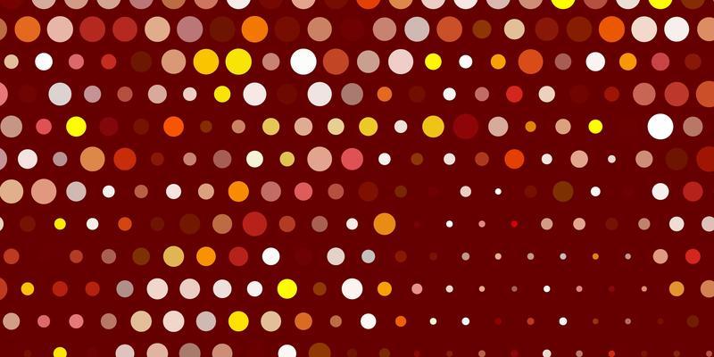 Light yellow vector pattern with spheres.