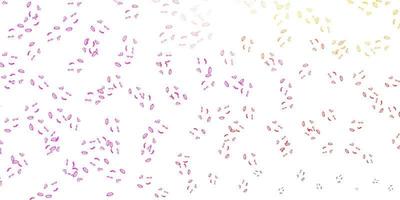 Light Pink, Yellow vector background with woman symbols.