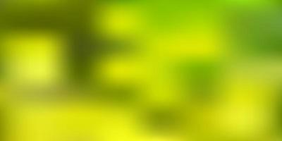 Light green, yellow vector abstract blur background.