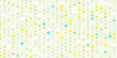 Light multicolor vector layout with circle shapes.