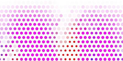 Light pink, red vector backdrop with dots.