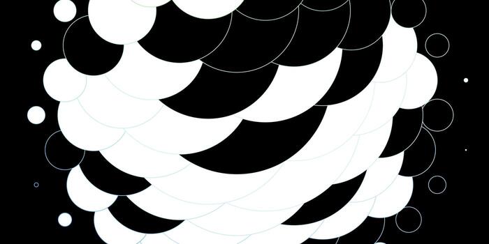 Light Blue, Green vector texture with disks.