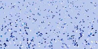 Light pink, blue vector pattern with abstract shapes.