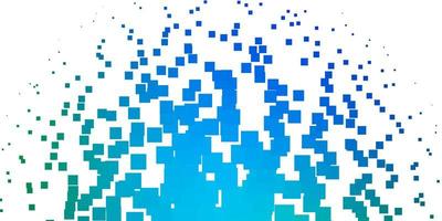 Light Blue, Green vector pattern in square style.