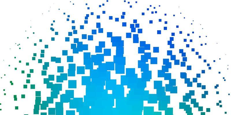 Light Blue, Green vector pattern in square style.