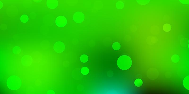Light green, yellow vector background with random forms.