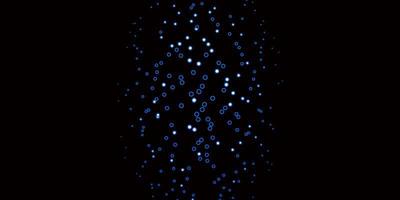 Dark BLUE vector pattern with circles.