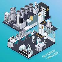 Robot Isometric Professions Concept Vector Illustration