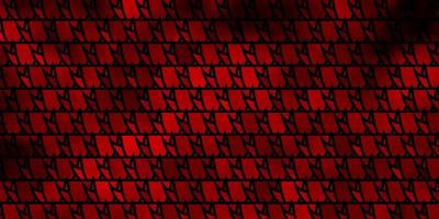 Dark Red vector background with triangles.