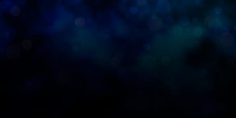 Dark BLUE vector backdrop with dots.