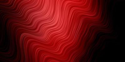 Dark Red vector pattern with wry lines.