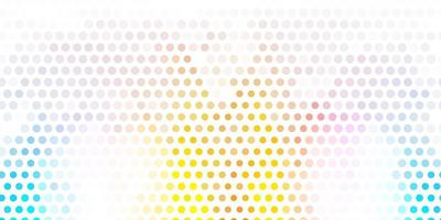 Light blue, yellow vector backdrop with dots.