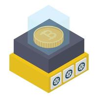 Cryptocurrency Coin Concepts vector