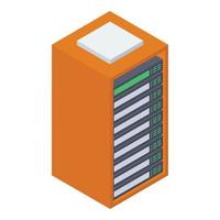 Data Server Rack vector