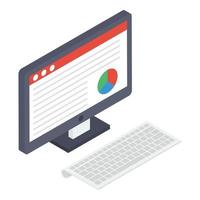 conceptos de analítica web vector