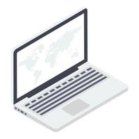 Personal Laptop Device vector