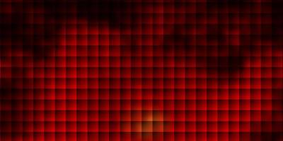 Dark Orange vector background with rectangles.