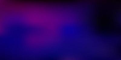 Dark purple, pink vector gradient blur backdrop.