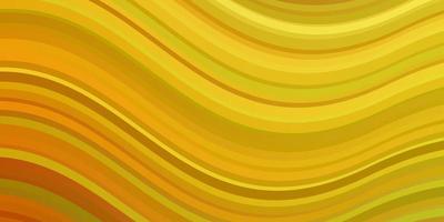 Light Green, Yellow vector texture with circular arc.