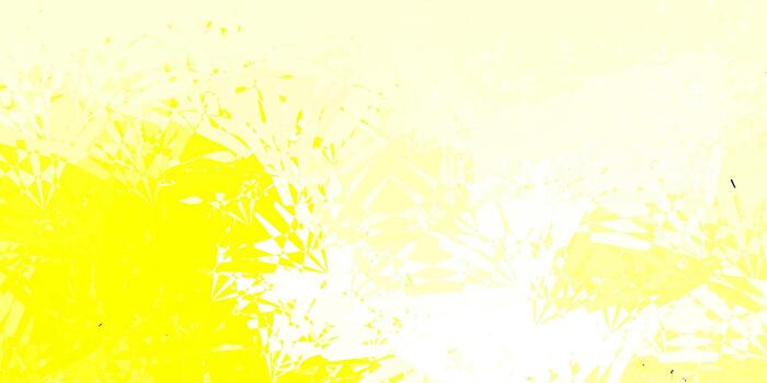 Dark Yellow vector layout with triangle forms.