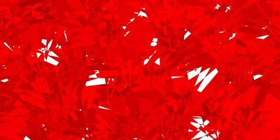 Light Red vector texture with random triangles.