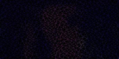 Dark pink, blue vector gradient polygon texture.