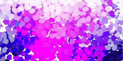 Light purple, pink vector background with random forms.