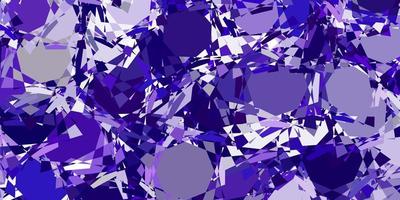 Light Purple vector backdrop with triangles, lines.