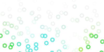 Light green vector template with circles.