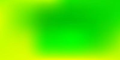 Light Green, Yellow vector gradient blur backdrop.