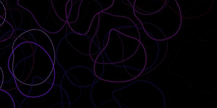 Dark multicolor vector pattern with abstract shapes.