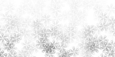 Light gray vector abstract template with leaves.