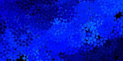 Dark blue, green vector background with polygonal forms.