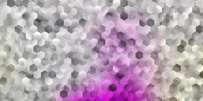 Light pink, yellow vector cover with simple hexagons.