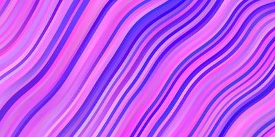 textura de vector púrpura claro con arco circular.