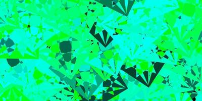 Light Green vector background with polygonal forms.