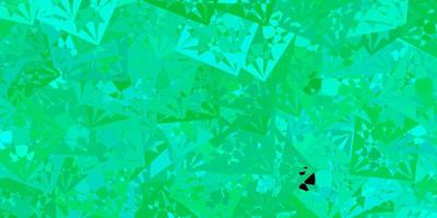 Light Green vector backdrop with triangles, lines.