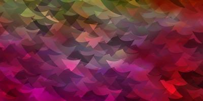 Light Pink, Yellow vector texture with poly style with cubes.