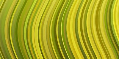 patrón de vector verde claro, amarillo con líneas.