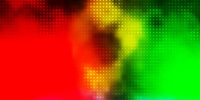 Light Multicolor vector background with spots.