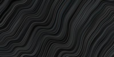 Dark BLUE vector background with curves.